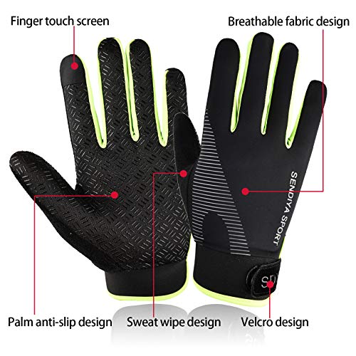 YHT Workout Gloves, Full Palm Protection & Extra Grip, Gym Fishing Fencing Gloves for Weight Lifting, Training, Fitness, Exercise (Men & Women)