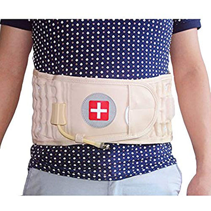 Goldmille Decompression Back Belt Lumbar Traction Device for Lower Back Pain, Lower Back Brace Inflatable - One Size for 29-49 Waist