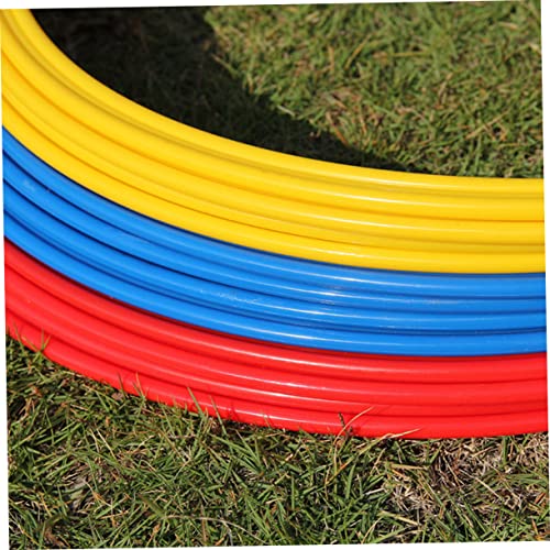BESPORTBLE Ctr Ring 9pcs Drill Equipment Round Agility Rings Ladder Football Agility Ladder Training Rings Rings Fitness Equipment Training Circle Jumping Hoop Basketball Fitness Ring