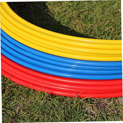 BESPORTBLE Ctr Ring 9pcs Drill Equipment Round Agility Rings Ladder Football Agility Ladder Training Rings Rings Fitness Equipment Training Circle Jumping Hoop Basketball Fitness Ring
