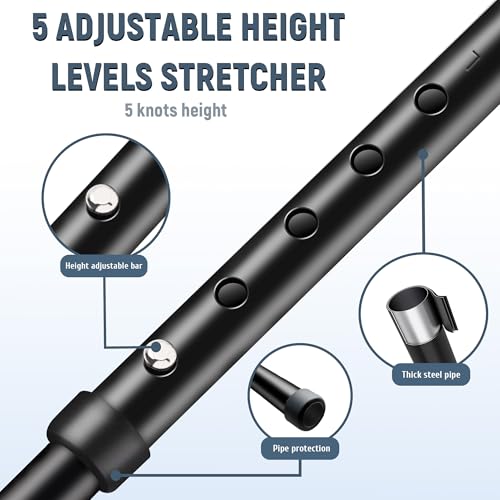 Hamstring Stretcher for Knee Extension & Pain Relief, Adjustable Low Back, Calf, Leg & Hip Stretching Device for Flexibility, ACL Surgery Recovery Physical Therapy Equipment - Upgraded 2025