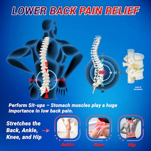 Lumbar Decompression Table with Cervical Traction by Lumbar Bench Pro|Realign Vertebrae & Alleviate Lumbar Strain |Full Body Stretching Neck, Back, Knee, and Hip| Relieve Pain- Max User Height 6' Feet