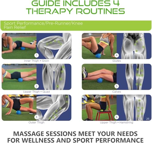 Ultimate Body Press 3 Pack - 5 inch Medium-Density and Two Four-inch Medium and High Density Rebounding Rubber Polymer Balls, Perfect for Muscle Recovery & Trigger Point Relief