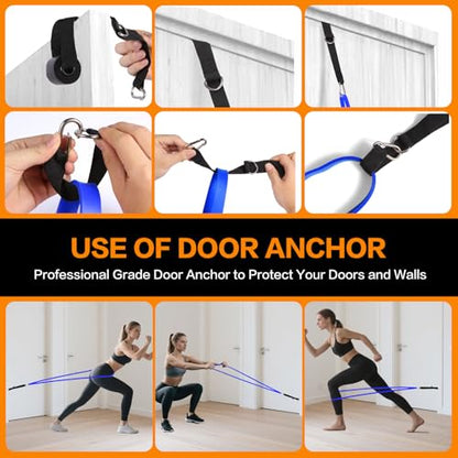 Resistance Bands, Pull Up Bands, Pull Up Assistance Bands Set for Men & Women, Exercise Workout Bands for Working Out, Body Stretching, Physical Therapy, Muscle Training
