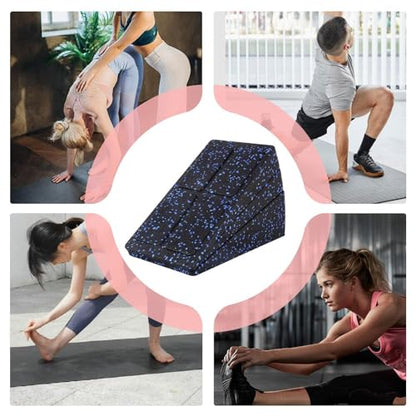 Calf Raise Block | Anti-Slip Foam Wedge Calf Stretcher - Incline Board for Squat | for Yoga Pilates Home Gym Recover Training Mobility
