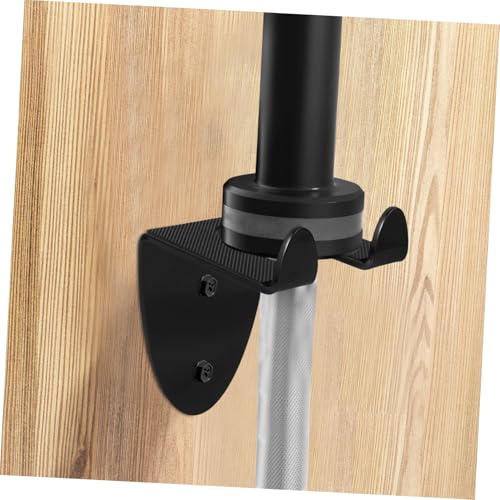 VANZACK Wall Mounted Heavy Duty Barbell Storage Rack Space Saving Gym Accessory for Home Commercial Use Includes Resistance Bands Holder Dumbbell Organizer