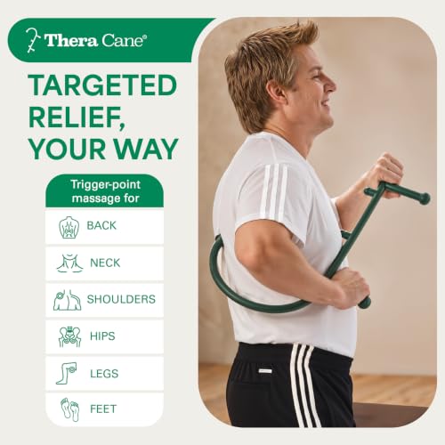 Thera Cane Massager (Green, Single) - color: Green