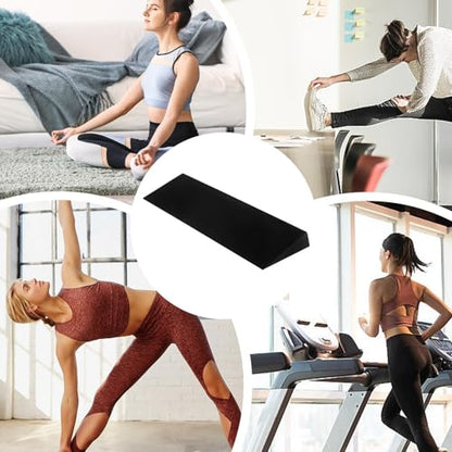 Squat Wedge Block, Large Slant Board for Heel Elevated Squats, Knees Over Toes Training & Calf Stretching, Anti-Slip Calf Stretcher Incline Board for Weightlifting and Mobility