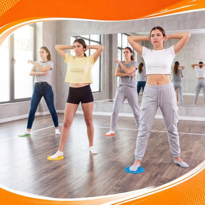 Tinideya Floor Spot Markers Flat Non Slip Gym - size: 5 Inch