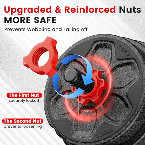Adjustable Dumbbell Set, 20/33/45/70/90lbs Free Weight Set with Connector, 4 in1 Dumbbells Set Used as Barbell, Kettlebells, Push up Stand, Weight Set for Home Gym Suitable Men/Women - color: 45LB (22.5LB Pair)