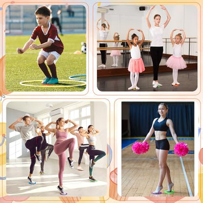 6 Pcs Poly Spots Markers Sports Training for Gym Floor Soccer Basketball Speed Agility Training Field Marking Equipment