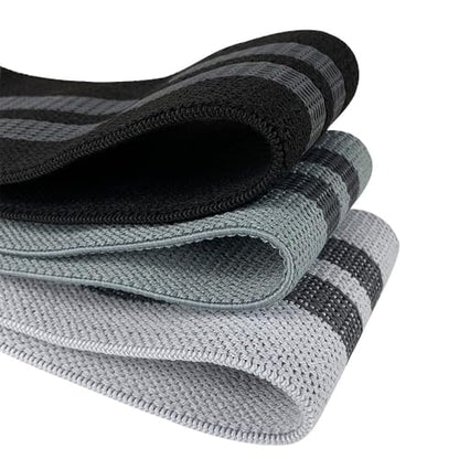 3-Pack Resistance Bands Set for Home Workout, Non-Slip Fabric Booty Bands for Women & Men, Fitness Bands for Legs, Glutes, Squats, Exercise