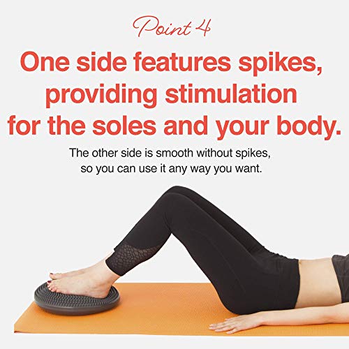Primasole Balance Disc with Air Pump Wobble Cushion for Stability Workout 2 PCS - color: Cobalt Blue