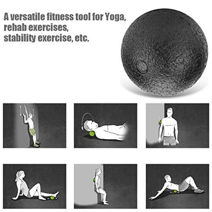 Foam Roller Ball, Yoga Foam Roller Ease Stiffness Relax Muscles for Exercises for Stability Exercise, Foam Massage Ball for Deep-Tissue Massage