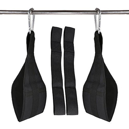 Padded Hanging Ab Belt Pull Up Muscle Abdominal Carver Ab Straps Home Gym Equipment