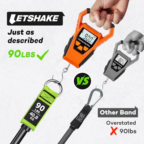 Resistance Bands, 390 LBS Heavy Duty Exercise Bands for Working Out, Workout Bands with Handles, Stretch Band for Men, Fitness Bands for Home Workouts, Muscle Training, Strength, Slim, Yoga