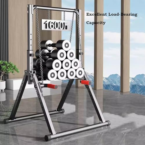 Foldable Power Tower Multifunction Pull Up Bar Dip Station Adjustable Workout Chin Up Bar Strength Training Equipment For Home Gym 1100lbs Support