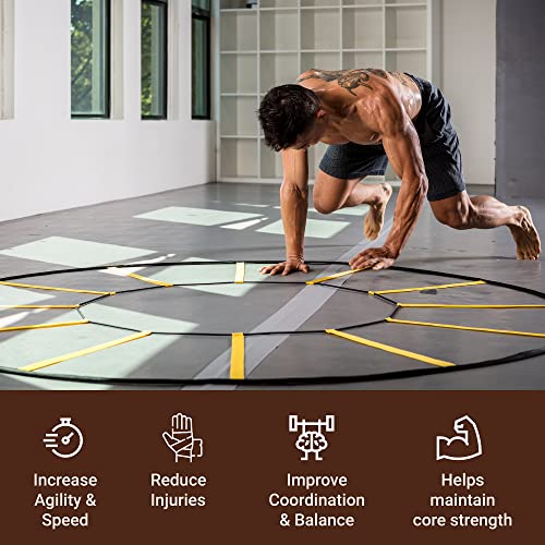 Webby Agility Trainer – Circle Speed and Agility Ladder for High Intensity Reactive Footwork Drills and Skills – A Circular Piece of Reaction Training Equipment That Changes The Way You Move - style: Original