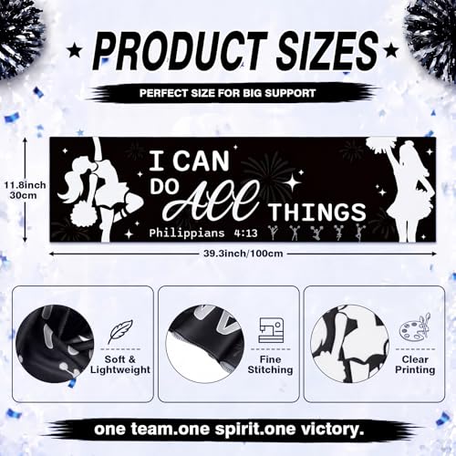 12 Pcs Cheerleader Cooling Towels Cheer Gifts Bulk for Neck 40" x 12" Breathable Chilly Microfiber Quick Dry Ice Towel Team Gifts for Sport Yoga Coach Gym Party Favor(Black)