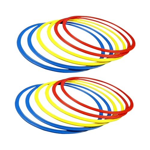 Agility Training Rings Portable Sturdy Home Gym for Soccer Trainer Athlete Kids Hockey