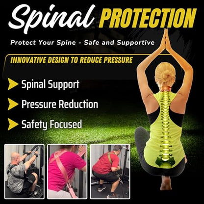Squat Harness Premium Adjustable V3. Newest version squat deadlift lunge