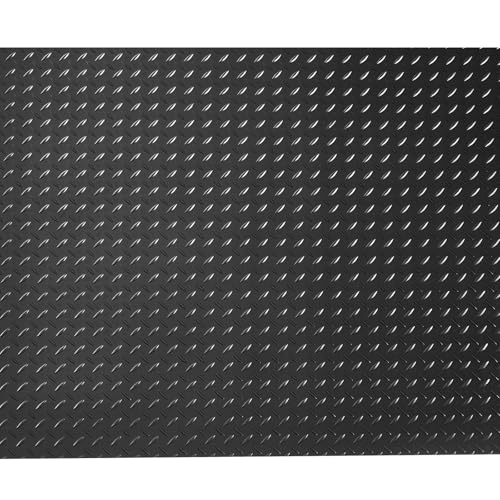VEVOR Garage Floor Roll, 4 x 20 ft Garage Flooring Mat, 3 mm Thickened Rubber Diamond Plate Floor Protector Mat, Non-Slip, Wear-Resist, Waterproof, Easy to Clean for Warehouse, Gyms,Trailer, Black - size: 240"L x 48"W x 0.1"Th