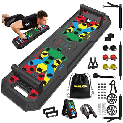 IUT Solid Push Up Board 15 in 1 Home Workout Equipment Multi-Functional Pushup Stands System Fitness Floor Chest Muscle Exercise Professional Equipment Burn Fat - color: M5