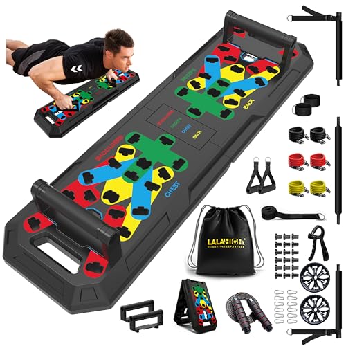 IUT Solid Push Up Board 15 in 1 Home Workout Equipment Multi-Functional Pushup Stands System Fitness Floor Chest Muscle Exercise Professional Equipment Burn Fat - color: M5