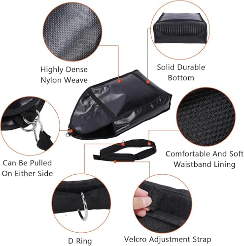 Weight Sled Trainer Adjustable, Sandbag Sled Trainer Resistance Sled Trainer with 3 Weight Sandbags for Sprinter Speed Training Indoor Outdoor, Running Sled Trainer