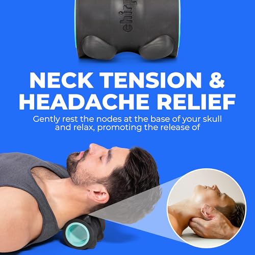 Chirp Wheel XR Massage Roller for Neck & Headache Relief – Rejuvenate Body, Spinal Care & Tension Through Thumb Pressure Release | High-Density Foam for Physical Therapy, 500lbs Capacity, 4" Mint
