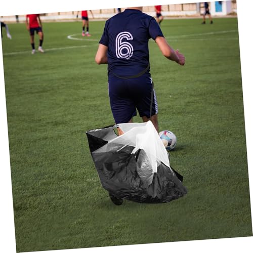 Sosoport Resistance Parachute for Speed Training Adjustable Dual Running Gear for Athletes Endurance Performance Enhancement Suitable for Football Track Training