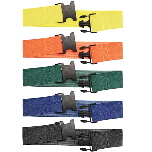Tribe Lifting Fabric Resistance Bands for Working Out - 5 Exercise Bands Set for Legs and Glutes - Booty Bands for Women and Men - Thick Cloth Workout Bands for Physical Therapy, Hip Training