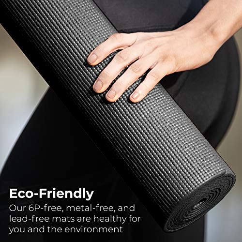 20-Pack Yoga Mat, 68" x 24" Non Slip Exercise Mat, 4mm Thick Gym Mat for Fitness and Stretching, Bulk Non Toxic Yoga Mats for Schools and Studios
