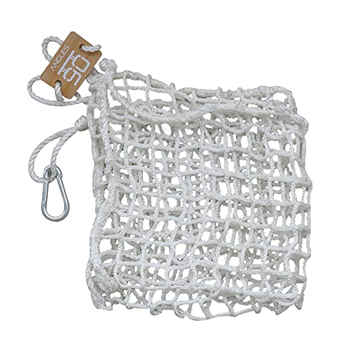 Homemade Weight Net - White Polyester, 5-440 lb - Versatile Net for Cable Machine Attachment - Supports 5-440 lb for Weight Cable Pulley System - Sand Bag Attachment for Stones & Bricks