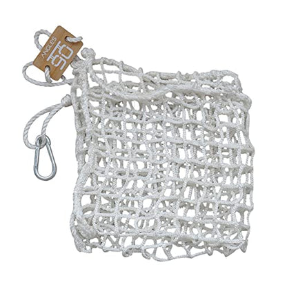 Homemade Weight Net - White Polyester, 5-440 lb - Versatile Net for Cable Machine Attachment - Supports 5-440 lb for Weight Cable Pulley System - Sand Bag Attachment for Stones & Bricks