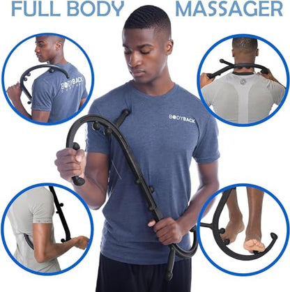 Body Back FSA Eligible Ultimate Trigger Point Release Sports Bundle, Relief from Cramping Soreness, Tightness in Legs, Feet & Back, Deep Muscle Massage (Buddy Black 2.0 + Foot Star)