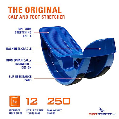 ProStretch the Original Calf Stretcher and Foot Rocker for Plantar Fasciitis, Achilles Tendonitis, and Tight Calves, Single