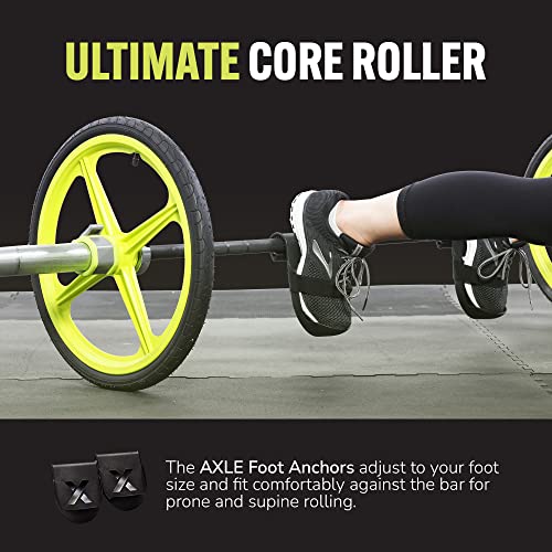 AXLE Home Gym Workout Barbells - Barbell Weight Set for Strength Training, Collapsible Equipment for Indoor & Outdoor Workouts for Men, Women, and Youth