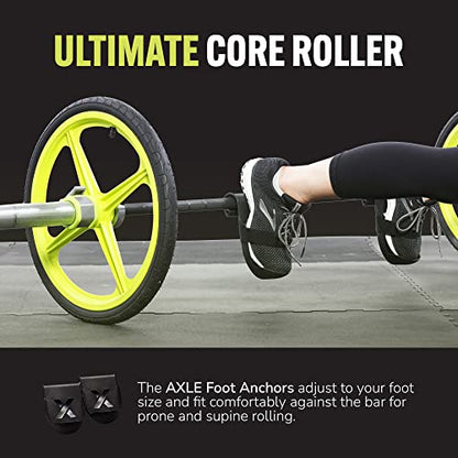 AXLE Home Gym Workout Barbells - Barbell Weight Set for Strength Training, Collapsible Equipment for Indoor & Outdoor Workouts for Men, Women, and Youth