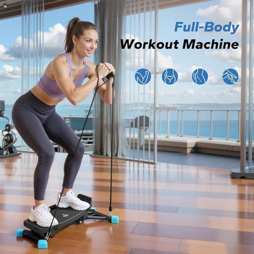 Balance Board,2026 New all motion exerciser,Portable Ski Balancing Machine with Lcd Monitor and Elastic Bands,Adjustable Intensity/Non-Slip Ma Pedal, Silent Exercise for Home