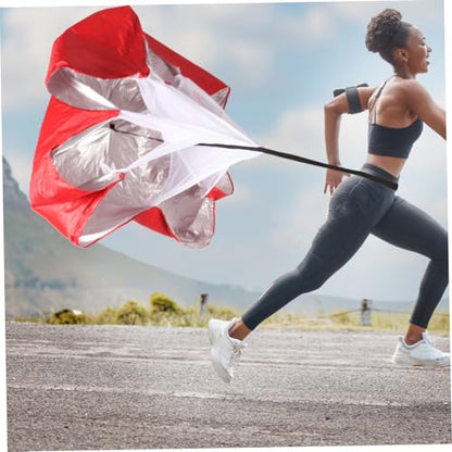 SUPVOX Sprinting Parachute for Speed Training Resistance Running Equipment for Outdoor Athletes Explosive Power and Core Strength for Soccer and Track Training Sessions