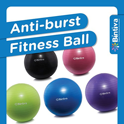 bintiva Exercise Ball - color: Purple, size: S (50-55cm)