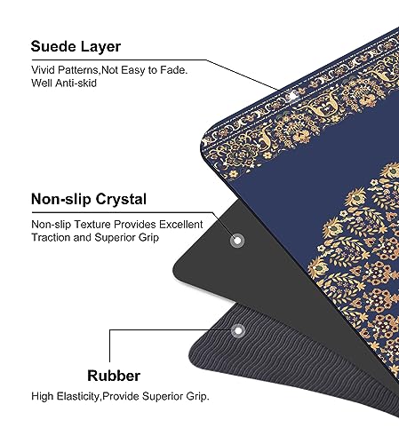 nuveti TPE Large Yoga Mat Non-Slip Exercise Fitness Mat with Carry Bag Extra Wide Yoga Mats for Women 72"x32" Extra Thick 6mm for Home, Pilates and Floor Exercises Workout Mats