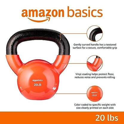 Amazon Basics Vinyl Kettlebell