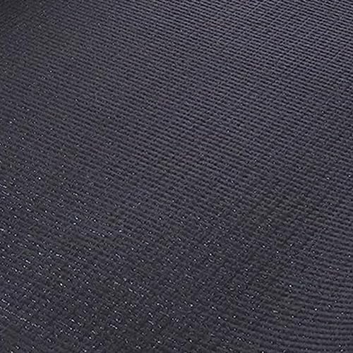 Signature Fitness All Purpose 0.25 Inch Thick High Density No Tear Exercise Yoga Mat with Strap & Lightweight Features for Indoor & Outdoor Use, Black