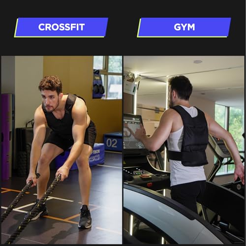 Adjustable Weighted Vest Men 13-22lbs Body Weight Vests Fast Adjust Weight Vest for Women Workouts Equipment for Strength Training Running (Adjustable 13~22LB)