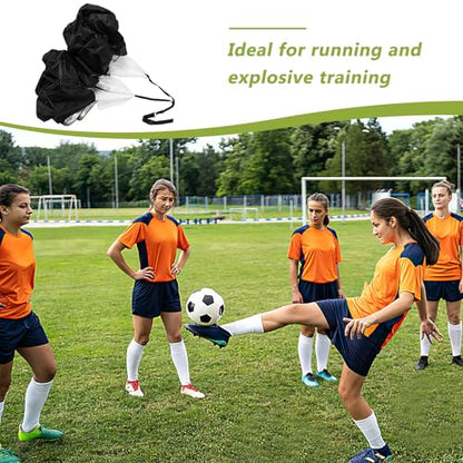 Totority Running Resistance Parachute for Speed Training, Oxford Cloth Sprinting Chute with Adjustable Waist Belt, Portable Soccer Training Equipment for Youth and Adults