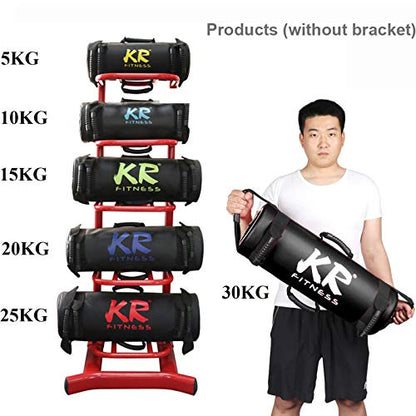 5-30 kg Sandbag Training Filled Weight Sand Power Bag, Weight-Adjustable Fitness Powerbag Sandbag, for Weightlifting, Running, Sports and Powerlifting