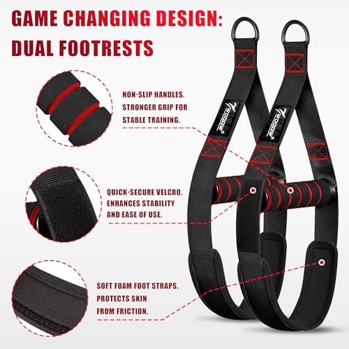 Pull Up Assistance Bands, Heavy Duty Resistance Bands with Handles, Exercise Band with Door Anchor, Adjustable Workout Band Set for Pull Up Bar, Full Body Strength&Muscle Training, Recovery, Home Gym
