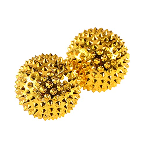 Pair Magnetic Massage Balls for Deep Tissue Trigger Point Acupressure Hand Tool for Palm Pressure Massage